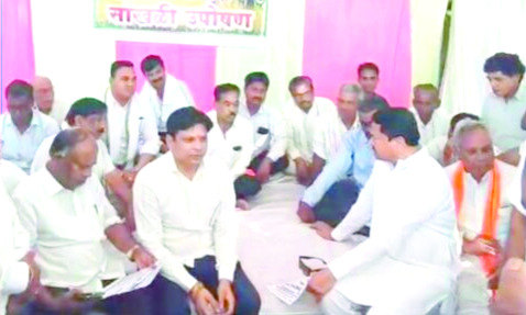 खासदार पडोळे यांची उपोषणस्थळी भेट; शेतकरी आंदोलनाला पाठिंबा