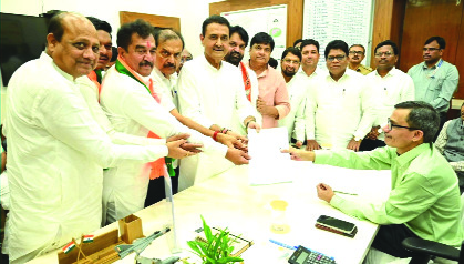 भाजपतर्फे अविनाश ब्राह्मणकर यांचा उमेदवारी अर्ज दाखल