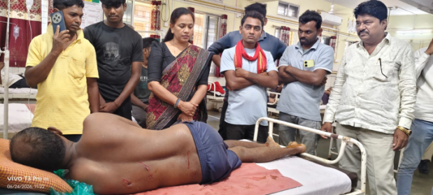 आमगाव बु. येथे 45 वर्षीय शेतकऱ्यावर वाघाचा हल्ला; परिसरातील सलग चौथी घटना